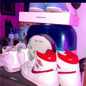 Jordan | Shoes | Fire Air Jordan One Retro High Of Metallic  display picture 1